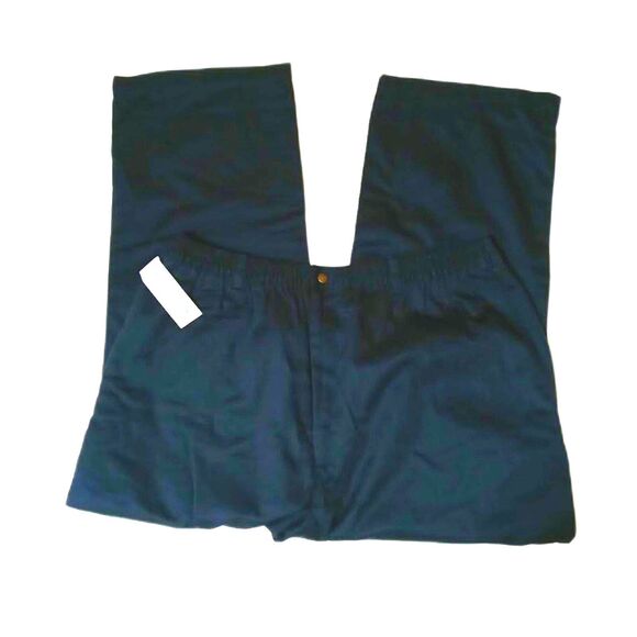 New HABAND Navy Blue Ice House Flannel Lined Slacks 44X29 ProTech - Picture 3 of 7